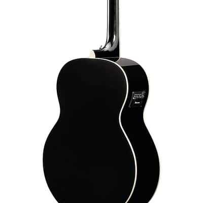 Ibanez AJ70M1EBK Artwood Jumbo Acoustic-Electric Guitar - Black High Gloss image 8