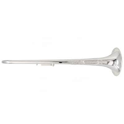 S.E. Shires Q15S Professional Eb/D Trumpet in Silver Plate SN Q8431 image 4