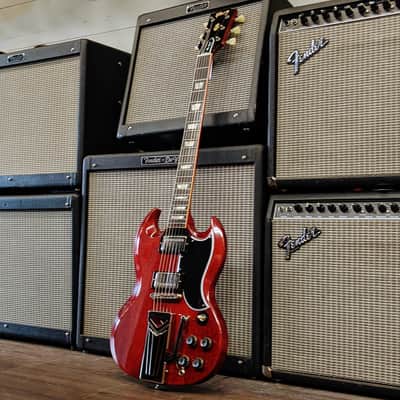 Gibson Custom Shop 60th Anniversary '61 Les Paul SG Standard - Cherry Red - 2021 image 1