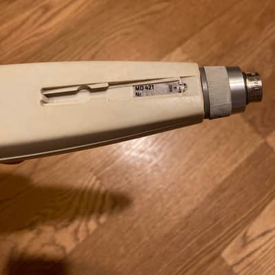 Sennheiser MD 421 Cardioid Dynamic Microphone 1960s - 1980s - White image 8