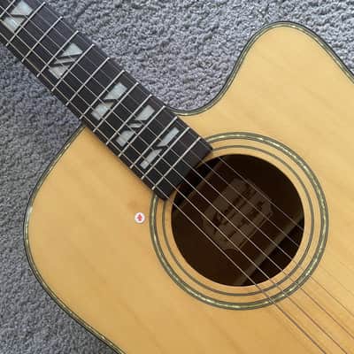 Xavier Dreadnought Style Acoustic Guitar, Spruce Wood Top Body, Mahogany Neck image 6