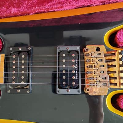 1990's ESP EDWARDS IE-115 AION IZUMI MODEL - MIJ JAPAN - Black Gold image 5