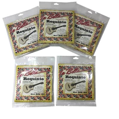 Requinto Cuerdas de La Bella String Set (5-Packs)  - 6 Strings - Juego de 6 Cuerdas - Nylon