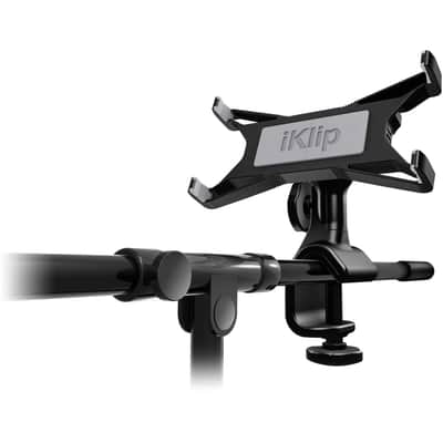 IK Multimedia CBBTXPHCDIN Irig Blueturn + Iklip Xpand Tablet Page Turner Bundle image 1