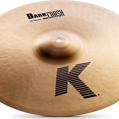 Zildjian K Zildjian Dark Thin Crash Cymbal, 18" image 1