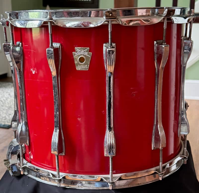 Ludwig 80's 11 x 14" Marching Snare Drum  12 Lugs USA image 1