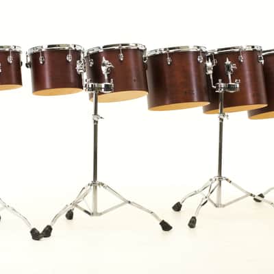 TreeHouse Custom Drums Academy Concert Toms - Full Set 6-8-10-12-13-14-15-16 EARTH BROWN Bild 3