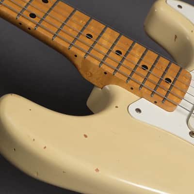 Fender Fender Custom Shop Stratocaster Cunetto Relic John Cruz 1996 - White Blonde image 4