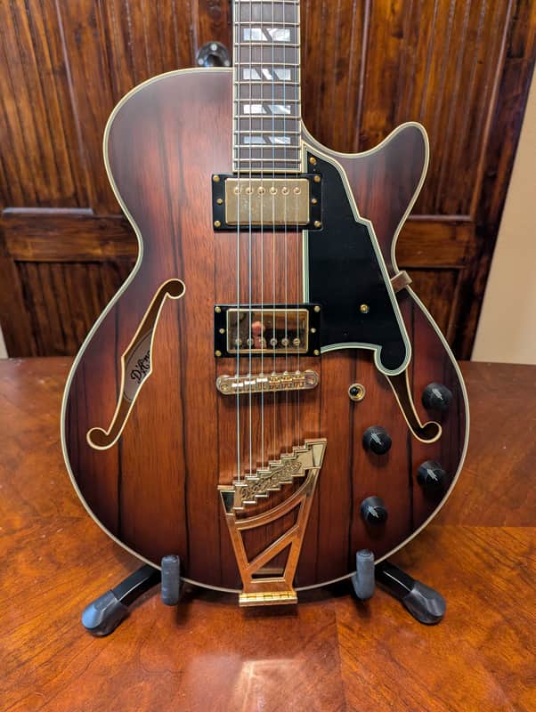 D'Angelico Deluxe SS - Satin Brown Burst 2023 image 1