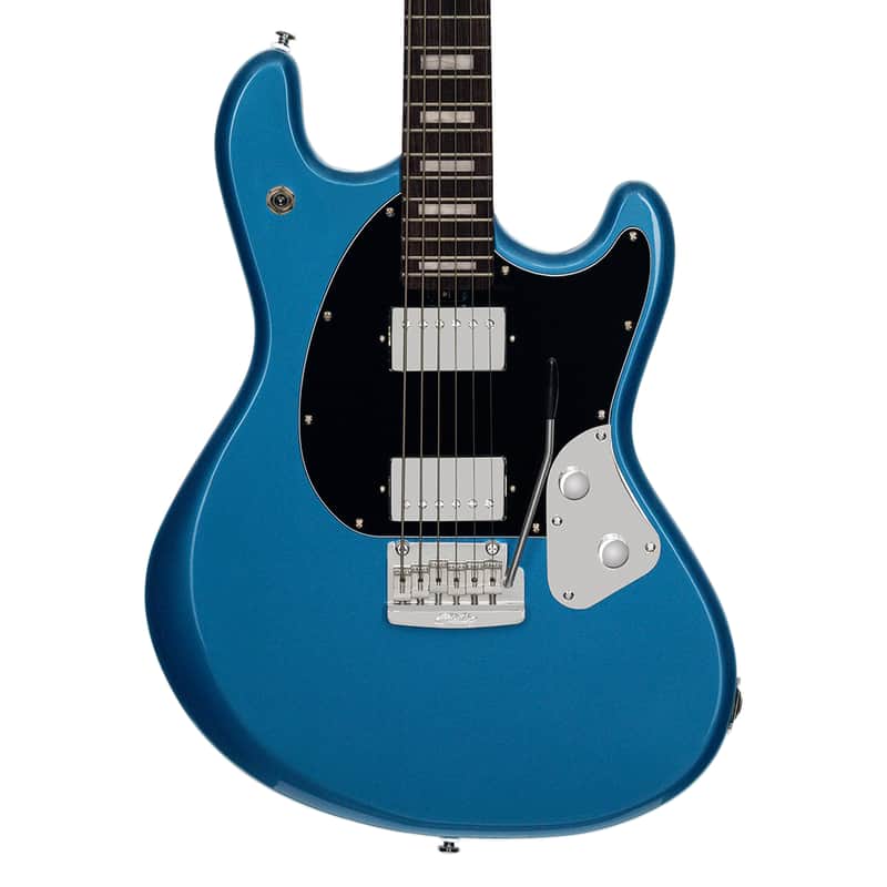Sterling by Music Man StingRay Baritone Electric Guitar - Toluca Lake Blue image 1