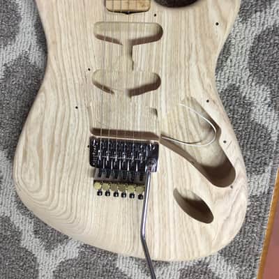 Musikraft  EVH Floyd Rose Frankenstrat Franky  new wood total value 1096.00 image 1