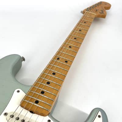 2005 Fender Custom Shop Limited Edition ’66 Stratocaster Closet Classic – Firemist Silver Metallic image 12