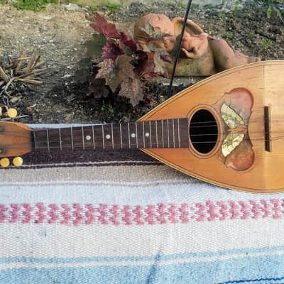 vintage unknown bowl back/Potato Bug Style Mandolin butterfly image 4