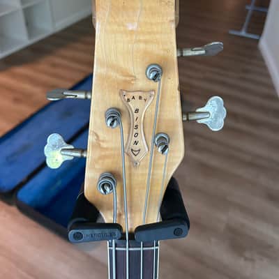 1965 Burns/Baldwin Baby Bison Bass - Black w/OHSC image 4