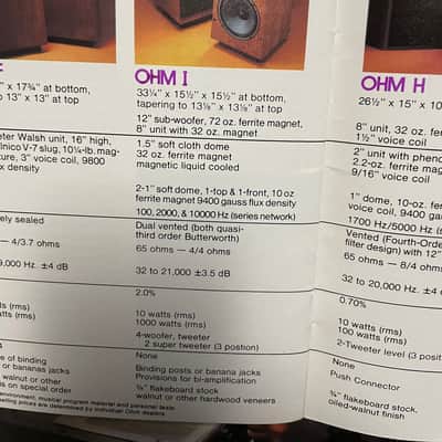 1970s Vintage Ohm Model I Floor Speakers image 14