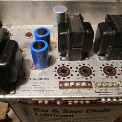 FISHER x100c 1964 stereo tube amp amplifier vintage phono image 5