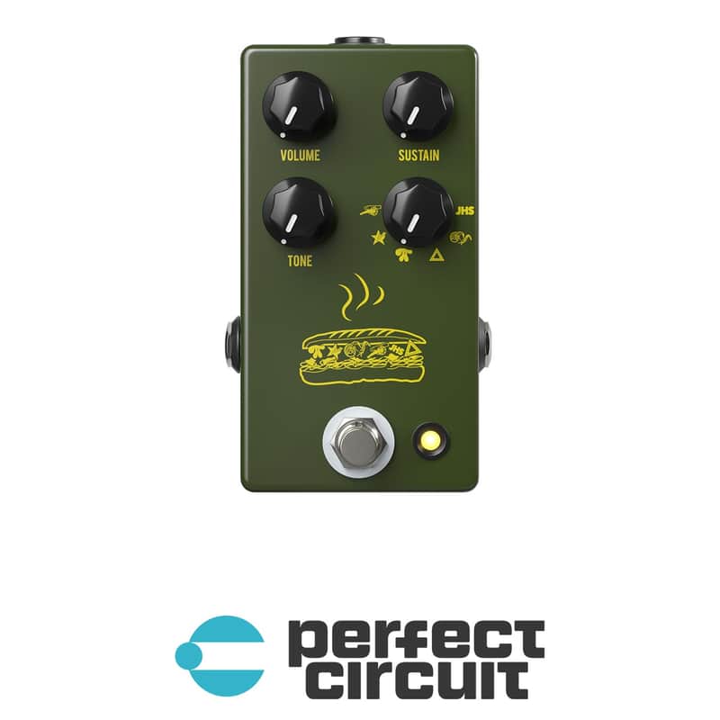 JHS Pedals Muffuletta Fuzz / Distortion Pedal (Army Green) image 1
