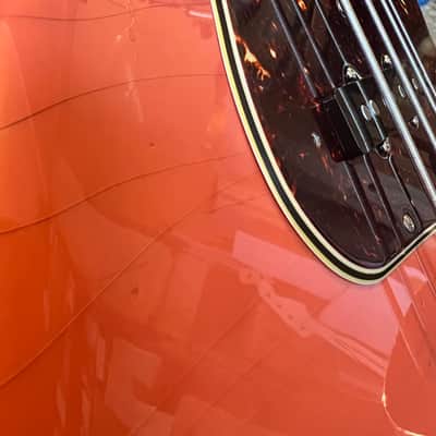 Hollowtone Coral Pink Jazz Bass image 14
