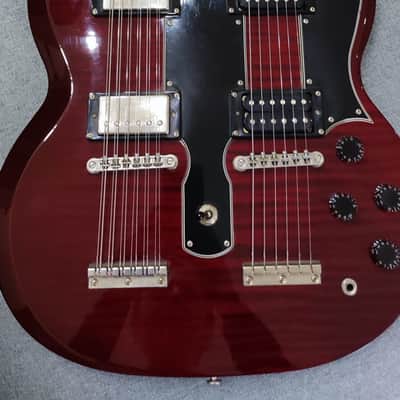 Epiphone SG Doubleneck LTD Flamed Top / G-1275 image 5