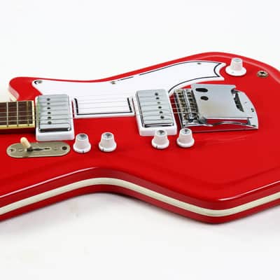 1960s Airline National Res-o-Glass JB Hutto Red Guitar Valco Supro Jack White Stripes image 16