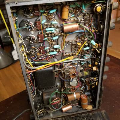 Bogen MX60A Mixer Amplifier 60 Watt Tube Amp Head 8417 1960 Black Steel image 21