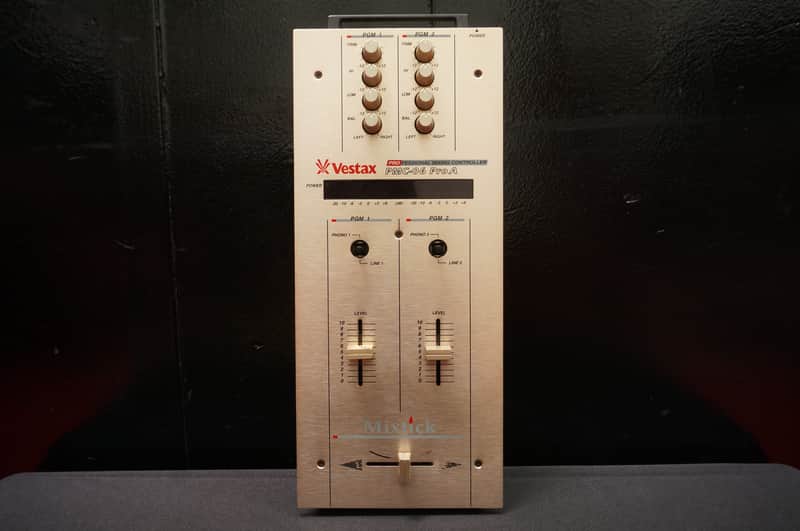 Vestax PMC-06 Pro A Mixtick DJ Mixer Silver Professional Mixing Controller image 1