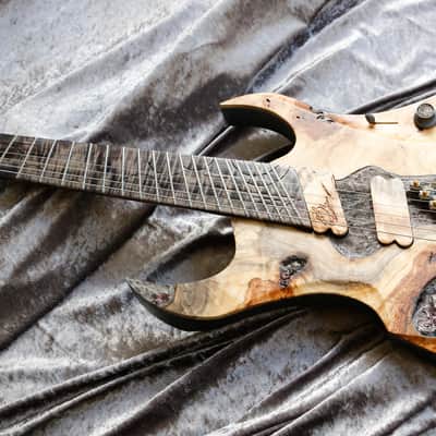 Build to Order GB Liuteria Boutique Sephitroth 7 string fanned volcano edition image 15