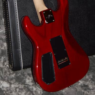 2022 G&L - USA Legacy HSS Rear Mounted Controls - Clear Red image 5