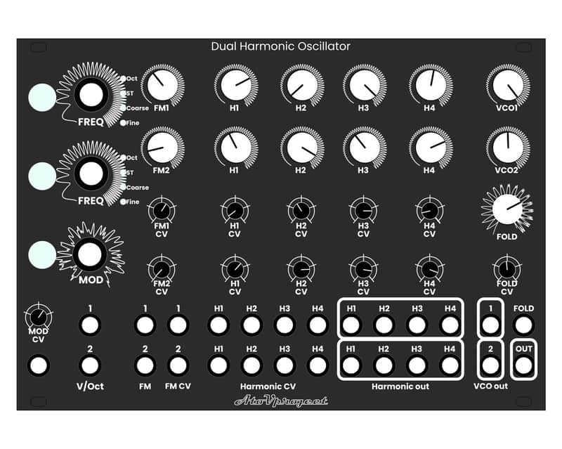 AtoVProject Dual Harmonic Oscillator - Black image 1