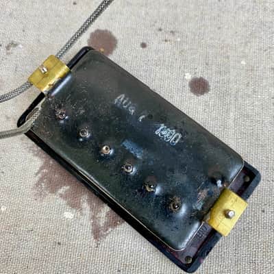 Vintage Gibson Tarback Humbucker Pickup 1980 w/ Pickup Ring NOS 7.50 k ohm image 5