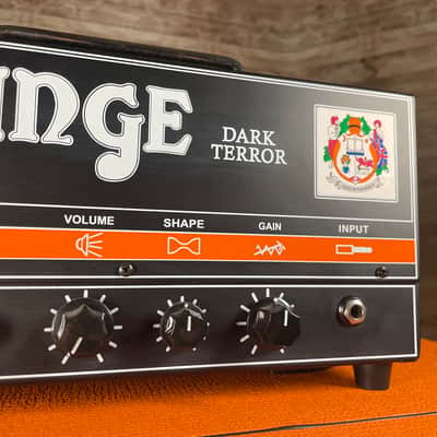 Orange Dark Terror 15-Watt Guitar Amp Head - Includes Soft Case and Cables imagen 2