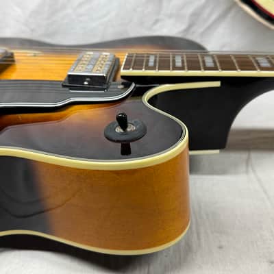 DeArmond X-155 x155 Hollowbody Guitar with Case image 17