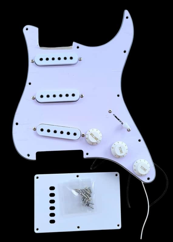 Prewired Loaded SSS Guitar Pickguard Pickups for Stratocaster Strat ST image 1