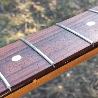 Custom Lefty Aged Loaded Relic Fender Lic. Strat Guitar Neck Amber Nitro Nickel Tuners image 5