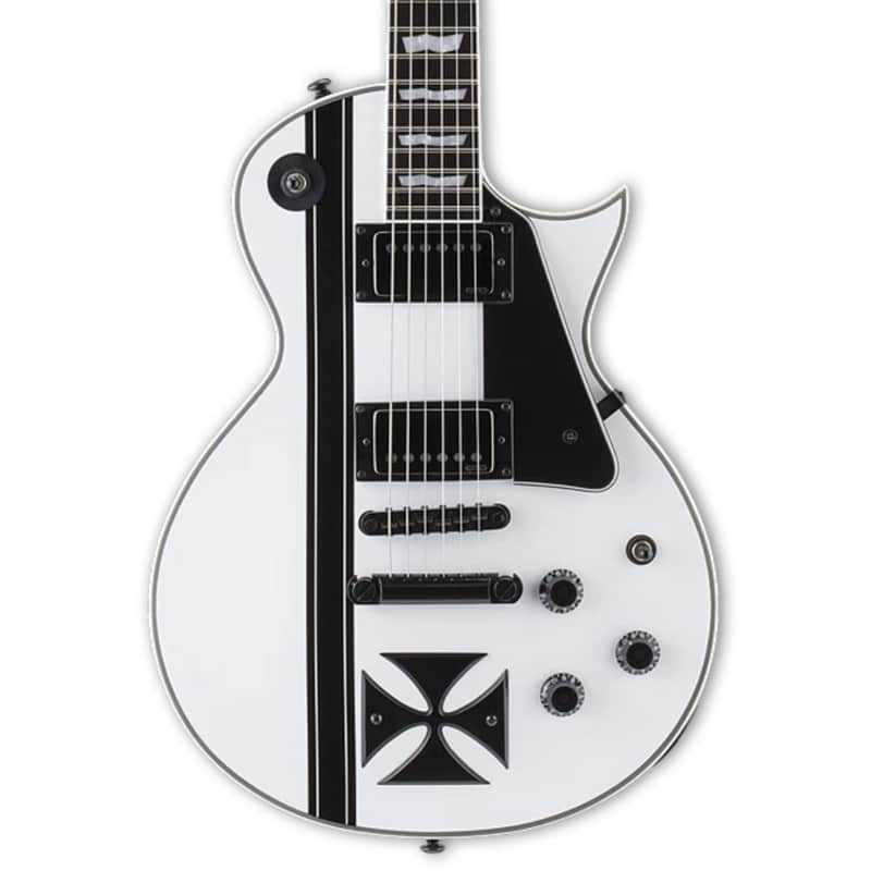 ESP LTD Iron Cross Electric Guitar. Snow White image 1