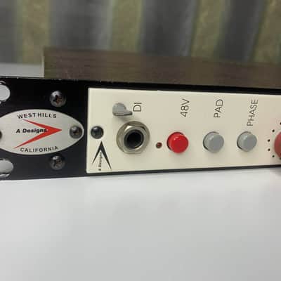 Avedis Audio R52 500-Series Rack loaded with 2x A-Designs P-1 Mic Preamps image 11