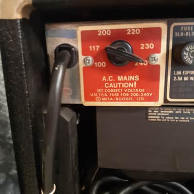 Mesa Boogie MARK III SRGX 1989 BLUE STRIPE with 1990 SATELLITE 60 VALVE 5881/6L6 with SOFT COVERS and ROADCASES image 11