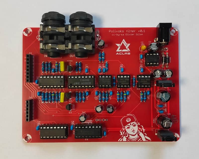 Polivoks filter board for Mutable Instruments Shruthi image 1