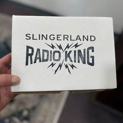 Slingerland Radio King 2026 Reissue 7x14 Snare Drum - Black Diamond Pearl image 2
