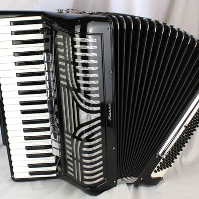 8304 - Black Mussi Piano Accordion LMMH 41 120 image 1