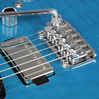 Ibanez MMN1-TAB Martin Miller Signature Electric Guitar 6-String - Transparent Aqua Blue + Case image 25
