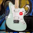 Squier Mini Jazzmaster HH Electric Guitar, Maple Fingerboard, Surf Green