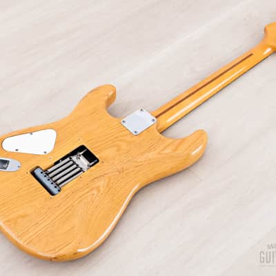 1995 Fender Stratocaster Classical Model STCL-100 Nylon String w/ Piezo, Japan MIJ image 14