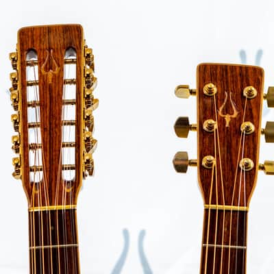 Daion THE '80W Doubleneck (6/12 String) Acoustic Early 1980s - Serial 103471 image 13