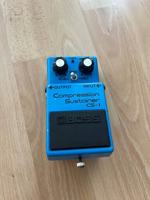 Boss CS-1 Compression Sustainer (Black Label) 1978 - 1982 - Blue image 1