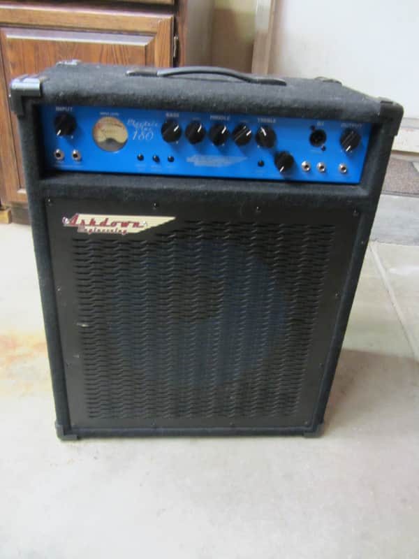Ashdown Bass Amp Electric Blue 180 EB 15-180 Black Carpet | Reverb