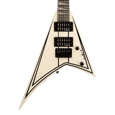 Jackson JS Series RR Minion JS1X Electric Guitar - White w/ Black Pinstripes image 1