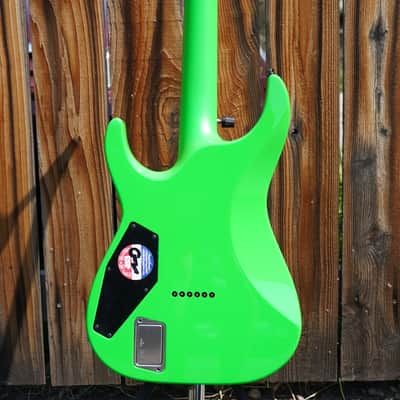 ESP CUSTOM SHOP M-II CTM/M Neon Green 6-String Electric Guitar w/ Hard Case (2025) image 14