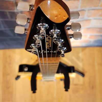 Peavey EVH Wolfgang Stop-Bar Tailpiece Transparent Amber Peavey Case image 4