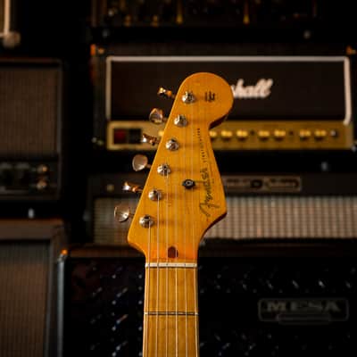 Fender Vintera ’50s Stratocaster – 2019 – White Blonde – Very Good Condition – Upgraded Graph Tech Saddles – w/ Gig Bag image 5